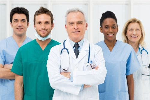 Group of healthcare leaders and administrators