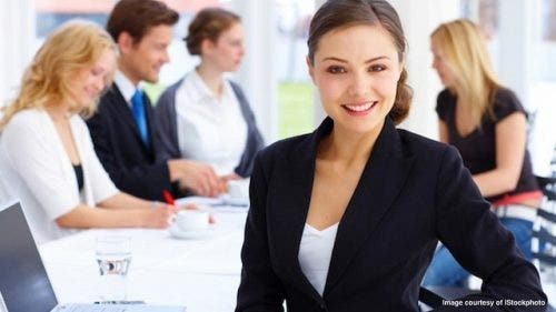 professionals in the healthcare industry meet